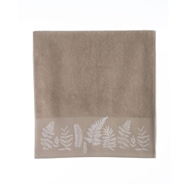 Πετσέτα Assia Beige Nef-Nef Προσώπου 50x90cm 100% Βαμβάκι