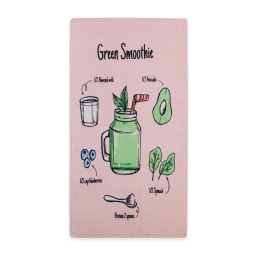 Ποτηρόπανο Βελουτέ Smoothie Pink Nef-Nef 40x60cm 100% Βαμβάκι
