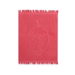 Ποτηρόπανο Strawberry Taste Coral Nef-Nef 50x50cm 100% Βαμβάκι