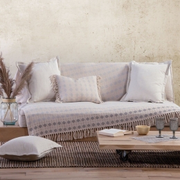 Ριχτάρι Carpio Cold Grey Nef-Nef Διθέσιο 180x250cm 100% Βαμβάκι