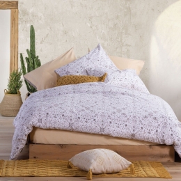 Σεντόνια Dreamer (Σετ 4τμχ) Grey Nef-Nef Διπλό 200x270cm 100% Βαμβάκι