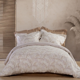 Σεντόνια Enver (Σετ 4τμχ) Beige Nef-Nef Υπέρδιπλο 240x270cm 100% Βαμβάκι