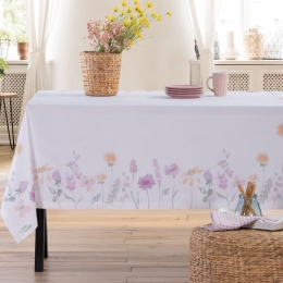 Τραπεζομάντηλο Merida White Nef-Nef 140X240 100% Βαμβάκι