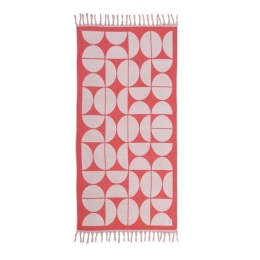 Πετσέτα Θαλάσσης Groovy Coral Nef-Nef Θαλάσσης 90x170cm 100% Βαμβάκι