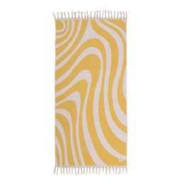 Πετσέτα Θαλάσσης Groovy Gold Nef-Nef Θαλάσσης 90x170cm 100% Βαμβάκι