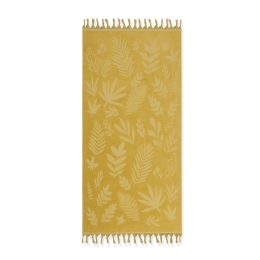 Πετσέτα Θαλάσσης Tropicana Yellow Nef-Nef Θαλάσσης 80x160cm 100% Βαμβάκι