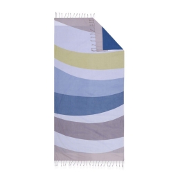 Πετσέτα Θαλάσσης - Παρεό Edem Blue Nef-Nef Θαλάσσης 90x170cm Βαμβάκι-Πολυέστερ