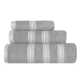 Πετσέτες Promise (Σετ 3τμχ) Grey Nef-Nef Σετ Πετσέτες 70x140cm 100% Βαμβάκι