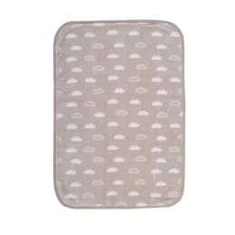 Κουβέρτα Βρεφική Clouds Beige Nef-Nef Cradle 100x140cm Πολυέστερ