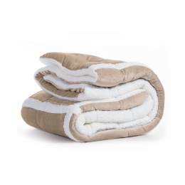 Κουβερτοπάπλωμα Versan Beige Nef-Nef Υπέρδιπλο 220x240cm Πολυέστερ