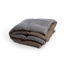 Πάπλωμα Bicolor-24 Grey-Mocca Nef-Nef Υπέρδιπλο 240x220cm Microfiber-Hollowfiber