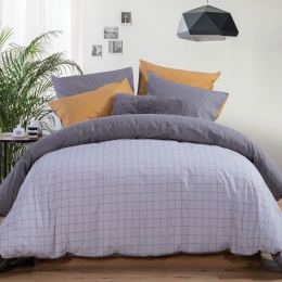 Σεντόνια Creative (Σετ 4τμχ) Grey Nef-Nef Υπέρδιπλο 240x270cm 100% Βαμβάκι