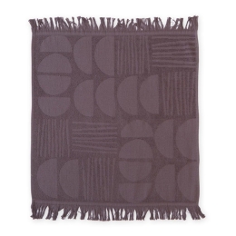 Ποτηρόπανο Xavier Anthracite Nef-Nef 50x50cm 100% Βαμβάκι