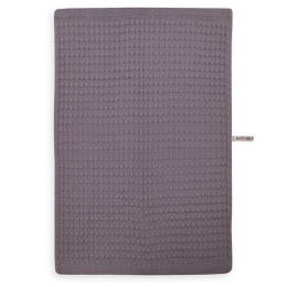 Ποτηρόπανο Πικέ Wafflow 23 Anthracite Nef-Nef 45x68cm 100% Βαμβάκι