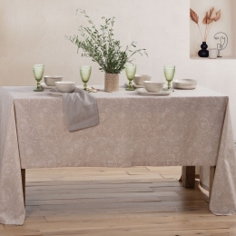 Τραπεζομάντηλο Inspire Beige Nef-Nef 150X250 100% Βαμβάκι