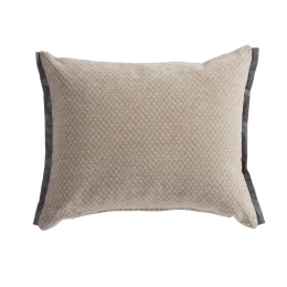 Μαξιλάρι Διακοσμητικό (Με Γέμιση) Brand Beige Nef-Nef 40X55 Βαμβάκι-Πολυέστερ