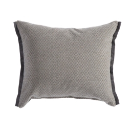 Μαξιλάρι Διακοσμητικό (Με Γέμιση) Brand Grey Nef-Nef 40X55 Βαμβάκι-Πολυέστερ