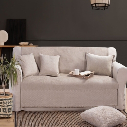 Ριχτάρι Remington Beige Nef-Nef Τριθέσιο 170X300cm Ακρυλικό,Βαμβάκι, Polyester