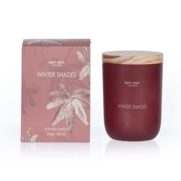 Αρωματικό Κερί Winter Shades255gr Bordo Nef-Nef