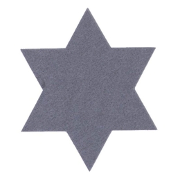 Σουβέρ Felt Star (Σετ 4τμχ) 4Χ(11Χ11) Grey Nef-Nef Πολυέστερ