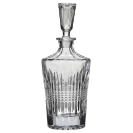 Inart Καράφα Σκαλιστή Διαφανή 900ML Φ12Χ30