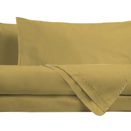 Amo la Casa Σετ Σεντόνια Bio King Size με Λάστιχο 240x290 - Μουσταρδί