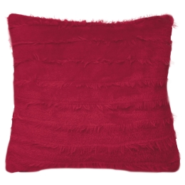 Amo la Casa Μαξιλάρι Διακοσμητικό Flannel 40X40 - Mercury Κόκκινο