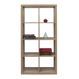 Βιβλιοθήκη Kivos 77 77x29,5xH147,5cm Sonoma 24-0562 Honeycomb