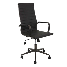 Πολυθρόνα Γραφείου Avant 55,5x63xH108/118cm Anthracite 25-0514