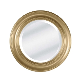 Καθρέπτης Callista 11-0315 Φ66cm Gold Ξύλο Paulownia
