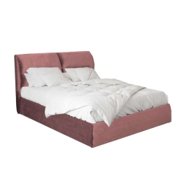 Κρεβάτι Bizou (Για Στρώμα 160x200cm) 09-1383 221,5x170x119cm Apple Διπλό Βελούδο
