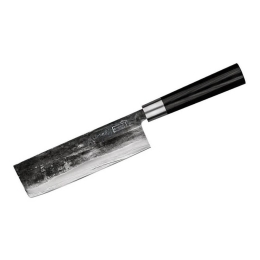 Μαχαίρι Nakiri Super 5 SP5-0043 18cm Black Samura Ανοξείδωτο Ατσάλι