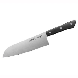 Μαχαίρι Santoku Harakiri SHR-0095B 17,5cm Black Samura Ατσάλι,Πλαστικό