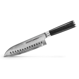 Μαχαίρι Santoku Damascus SD-0094 18,5cm Black Samura Ανοξείδωτο Ατσάλι