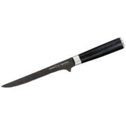 Μαχαίρι Ξεκοκαλίσματος MO-V Stonewash 17,5cm Black Samura Ανοξείδωτο Ατσάλι