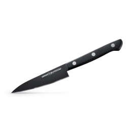 Μαχαίρι Ξεφλουδίσματος Shadow SH-0011 10,5cm Black Samura Ανοξείδωτο Ατσάλι