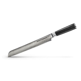 Μαχαίρι Ψωμιού Damascus SD-0055 23cm Black Samura Ανοξείδωτο Ατσάλι