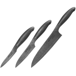 Μαχαίρια Artefact SAR-0220 (Σετ 3τμχ) Grey Samura Ανοξείδωτο Ατσάλι