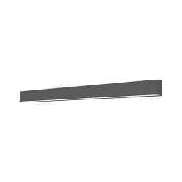 Φωτιστικό Τοίχου Soft Led 9524 Graphite Nowodvorski Αλουμίνιο, Πλαστικό
