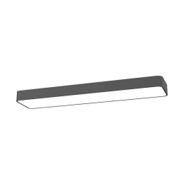 Φωτιστικό Οροφής - Πλαφονιέρα Soft Led 9531 Graphite Nowodvorski Αλουμίνιο, Πλαστικό