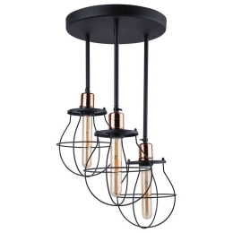 Φωτιστικό Οροφής Manufacture III 9740 Black-Copper Nowodvorski Μέταλλο