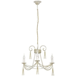 Φωτιστικό Οροφής Twist III 4983 White-Gold Nowodvorski Μέταλλο