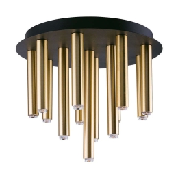 Φωτιστικό Οροφής - Πλαφονιέρα Stalactite XIII 9054 Black-Brass Nowodvorski Μέταλλο