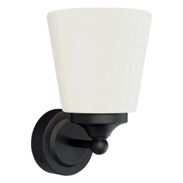 Φωτιστικό Τοίχου - Απλίκα Bali 8053 1xE14 25W Black-White Nowodvorski Μέταλλο,Γυαλί