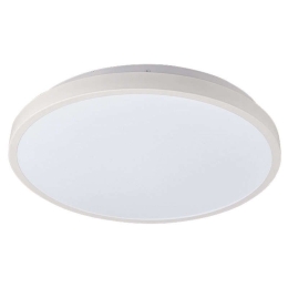 Φωτιστικό Οροφής - Πλαφονιέρα Agnes Round Led 22W 9160 White Nowodvorski Μέταλλο,Πλαστικό