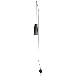 Φωτιστικό Τοίχου Dover I 9264 Black Nowodvorski Metal, Plastic