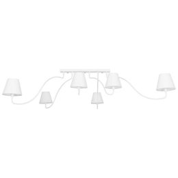 Φωτιστικό Οροφής SwIVel VI 6546 White Nowodvorski Μέταλλο,Ύφασμα