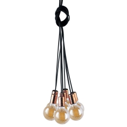 Φωτιστικό Οροφής Cable VII 9746 Black-Copper Nowodvorski Πλαστικό
