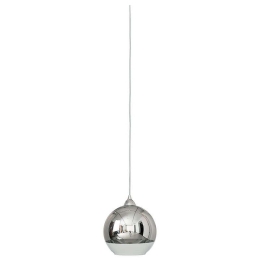 Φωτιστικό Οροφής Globe M 4953 Chrome Nowodvorski Πλαστικό, Γυαλί