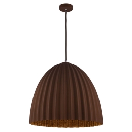 Φωτιστικό Οροφής Telma M 32025 43x50 Brown-Copper Sigma Lighting Υαλοβάμβακας